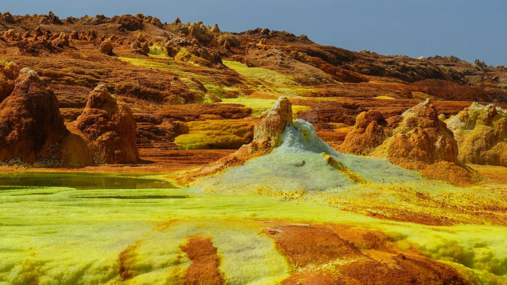 Sources géothermiques de Dallol, Danakil, Ethiopie
