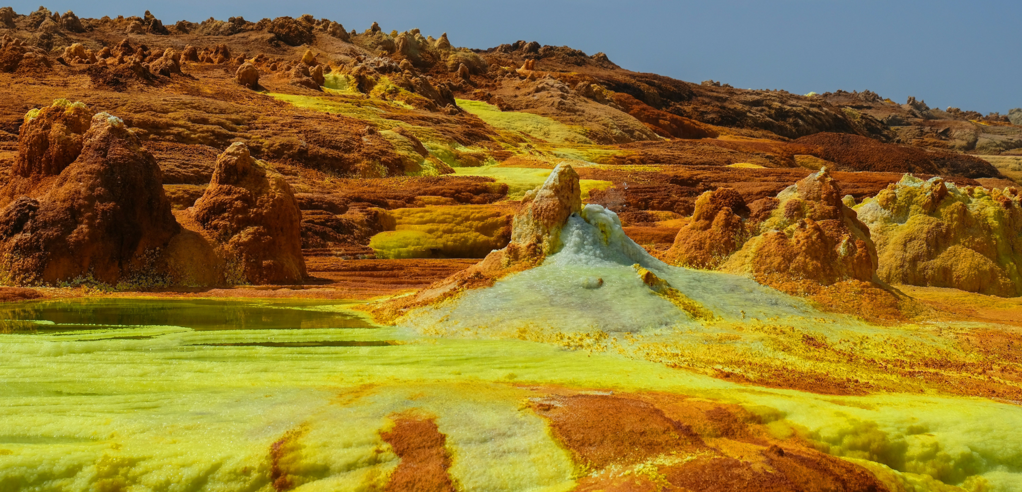 Sources géothermiques de Dallol, Danakil, Ethiopie