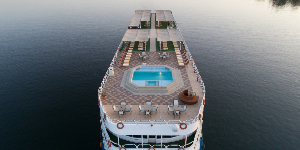 Votre bateau tout confort : MS Nile Azur (ou similaire) - jours 1 à 8 