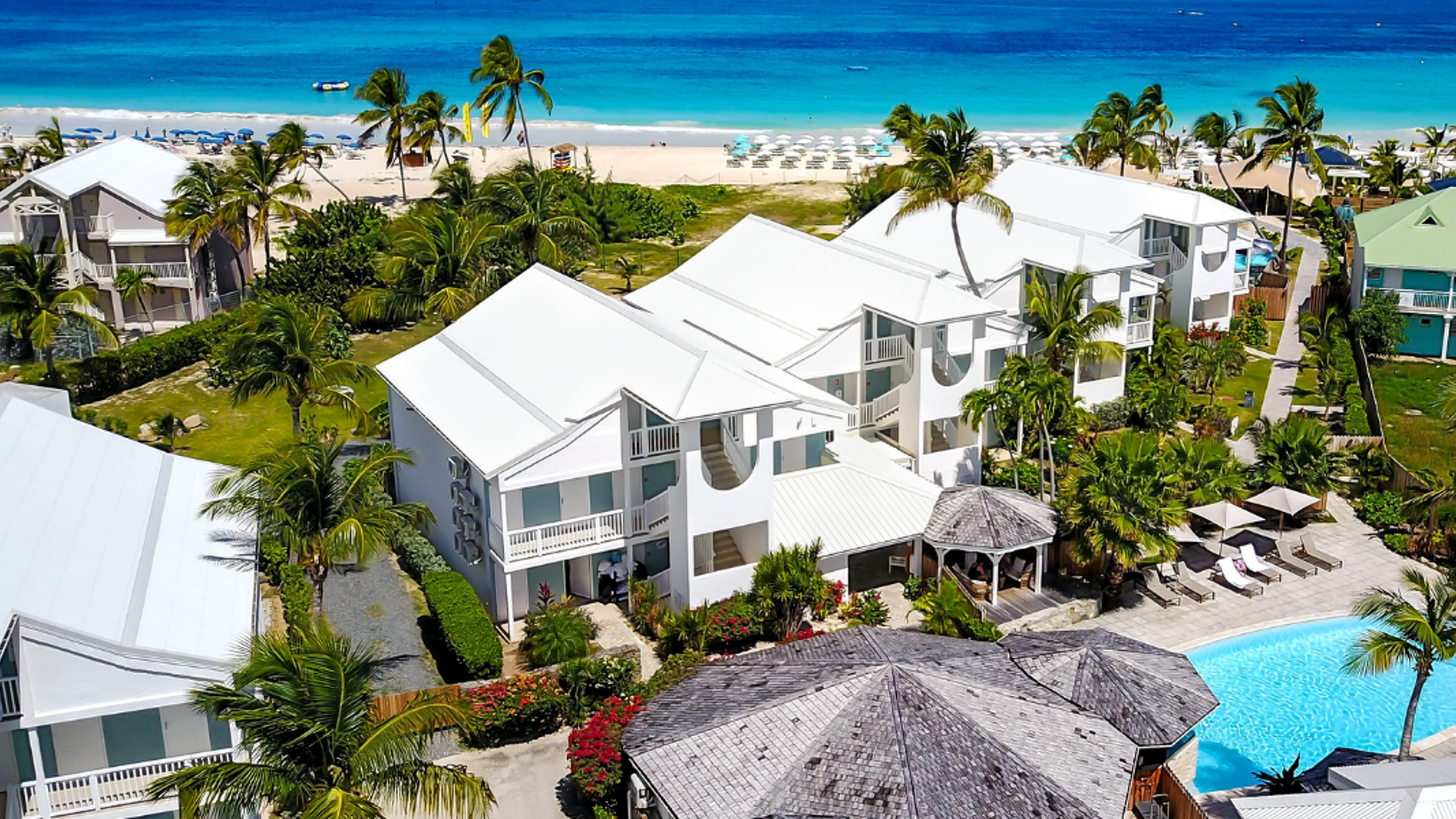 Votre hôtel La Playa Orient Bay**** au style créole