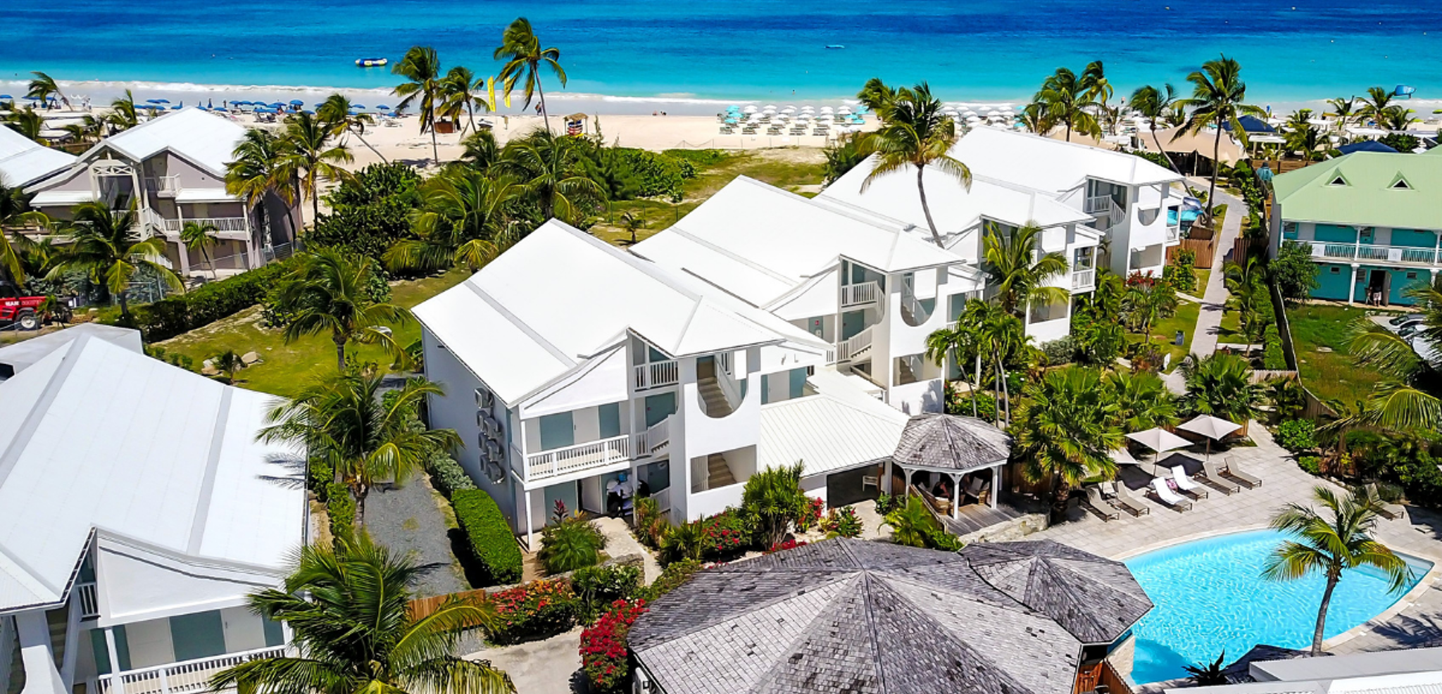 Votre hôtel La Playa Orient Bay**** au style créole