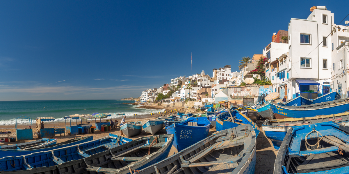 Bienvenue au Maroc, dans la Baie de Taghazout