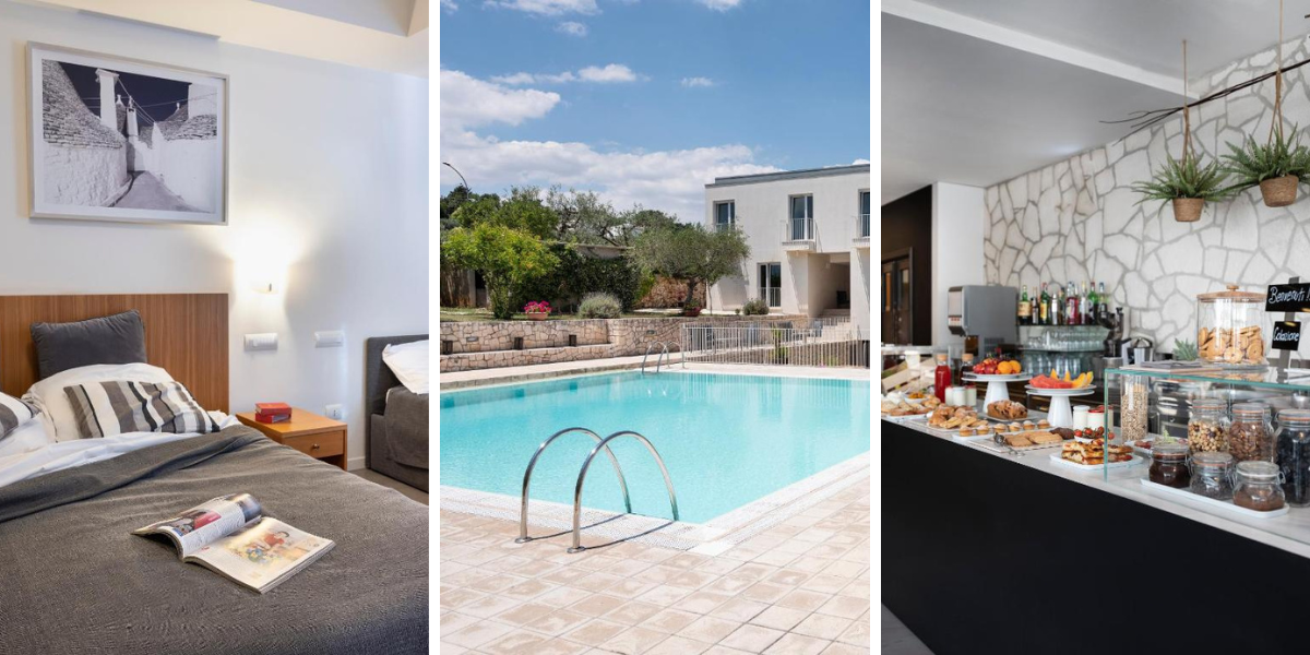Votre hôtel à Alberobello : hôtel COLLE DEL SOLE 4* (ou similaire) - jours 1 à 4 