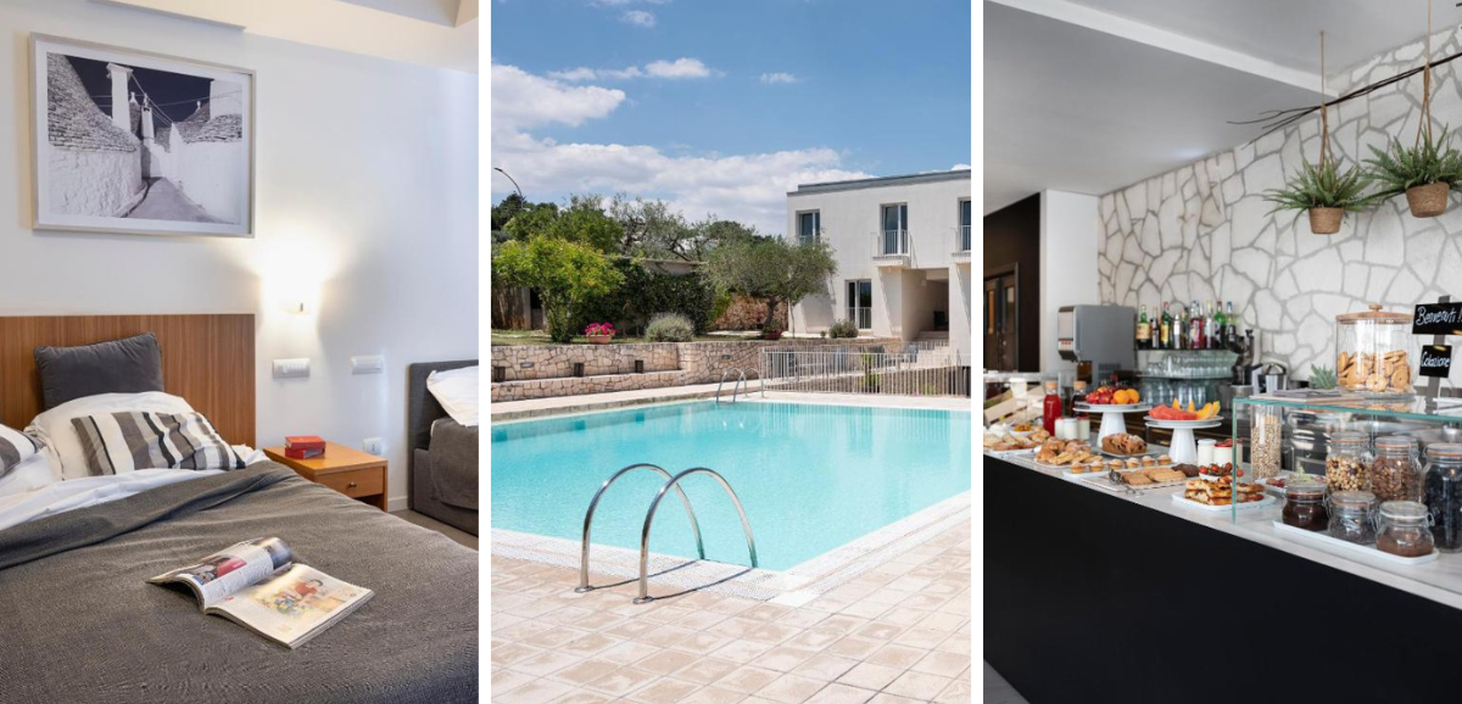 Votre hôtel à Alberobello : hôtel COLLE DEL SOLE 4* (ou similaire) - jours 1 à 4