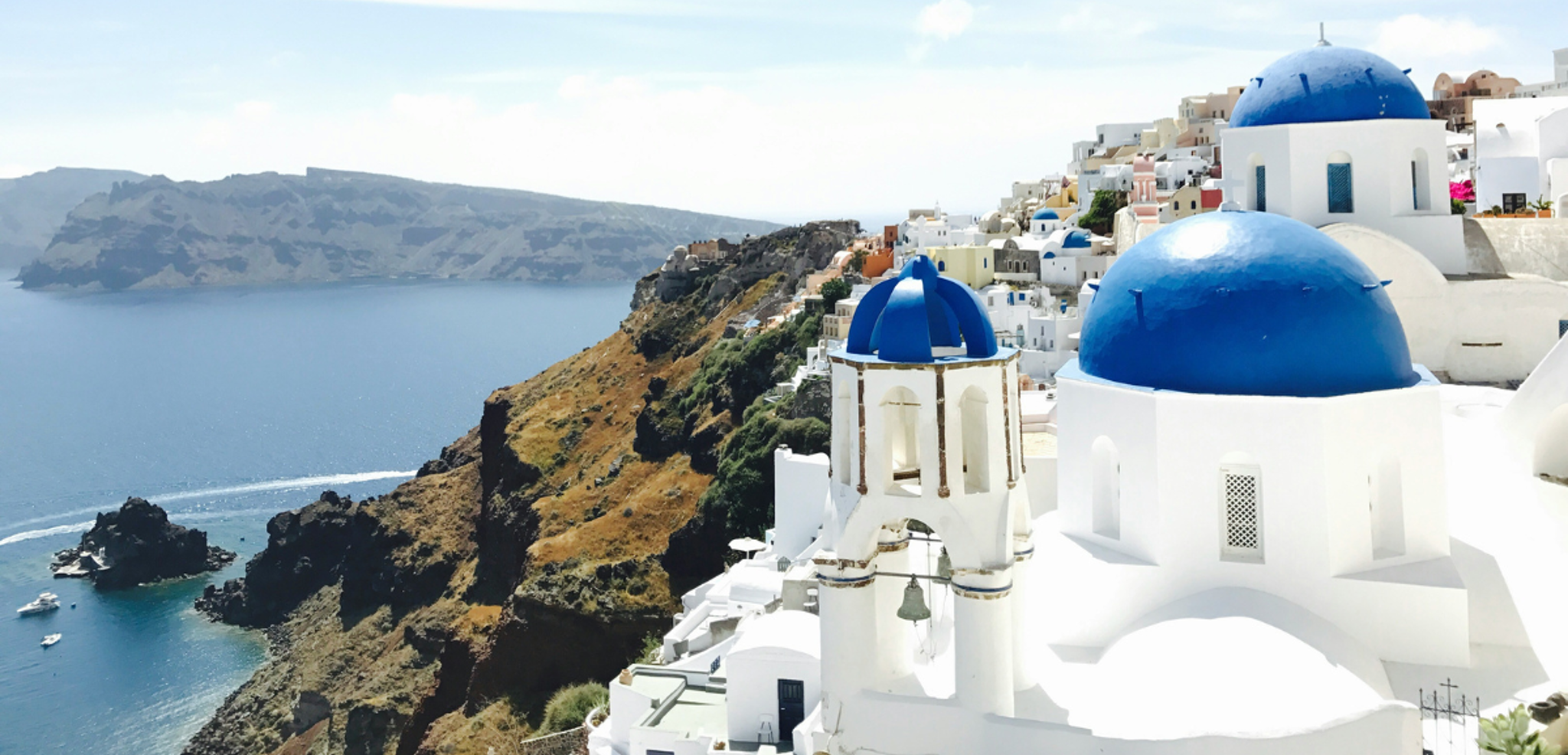 Bienvenue à Santorin !