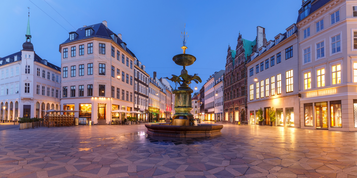 Fontaine des cigognes, place Amagertorv