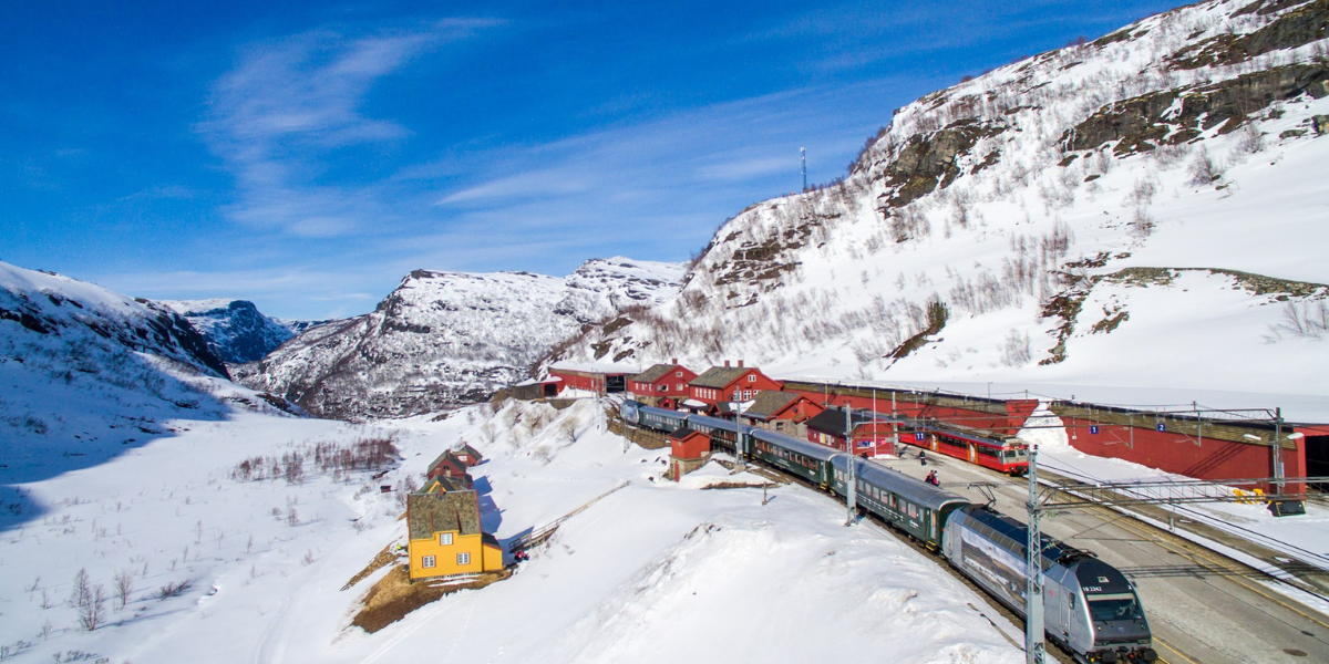 A bord de la célèbre ligne ferroviaire de Flåm - jour 3 (en hiver) 