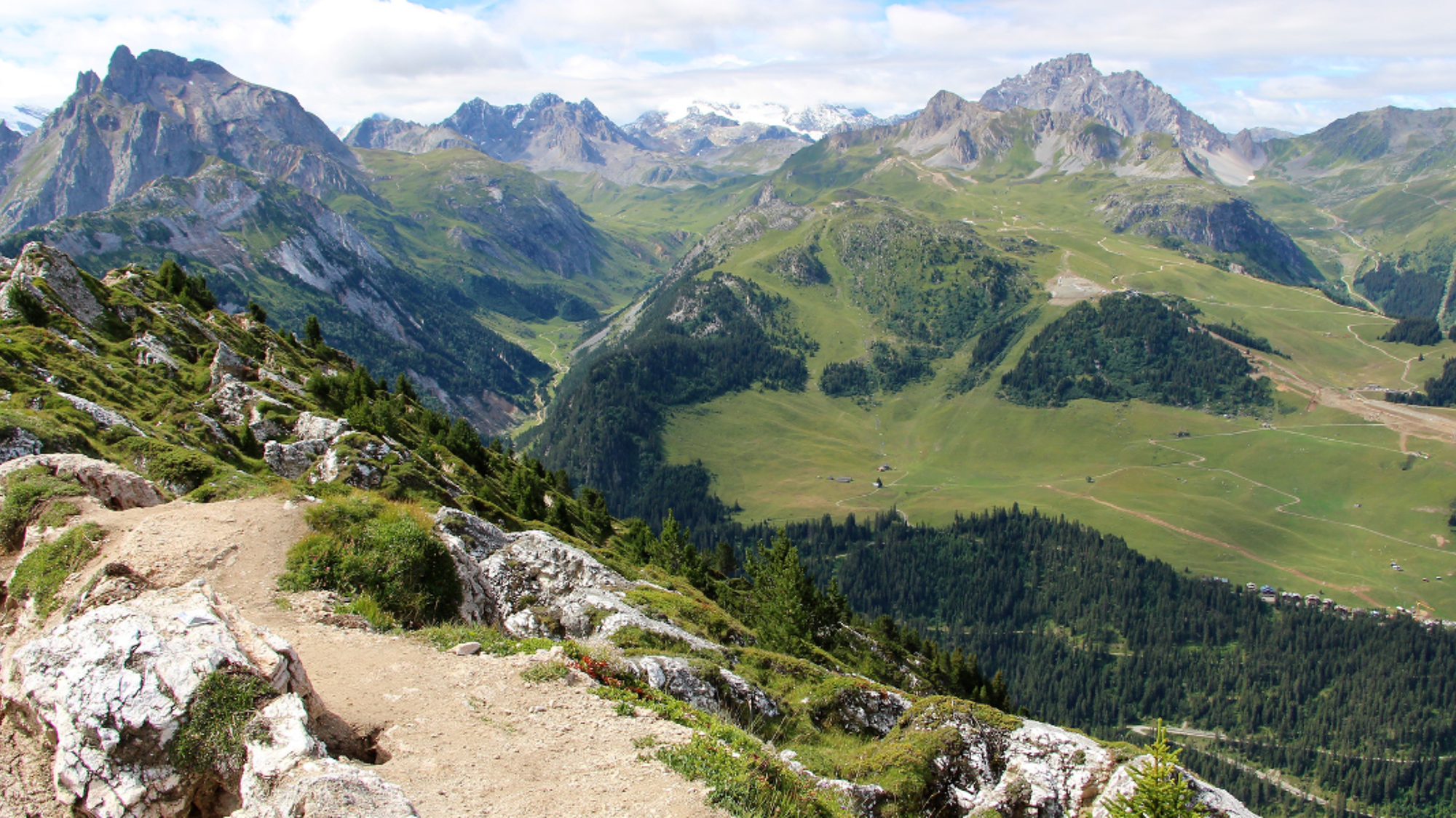 Le panorama depuis la Dent du Villard - jour 5