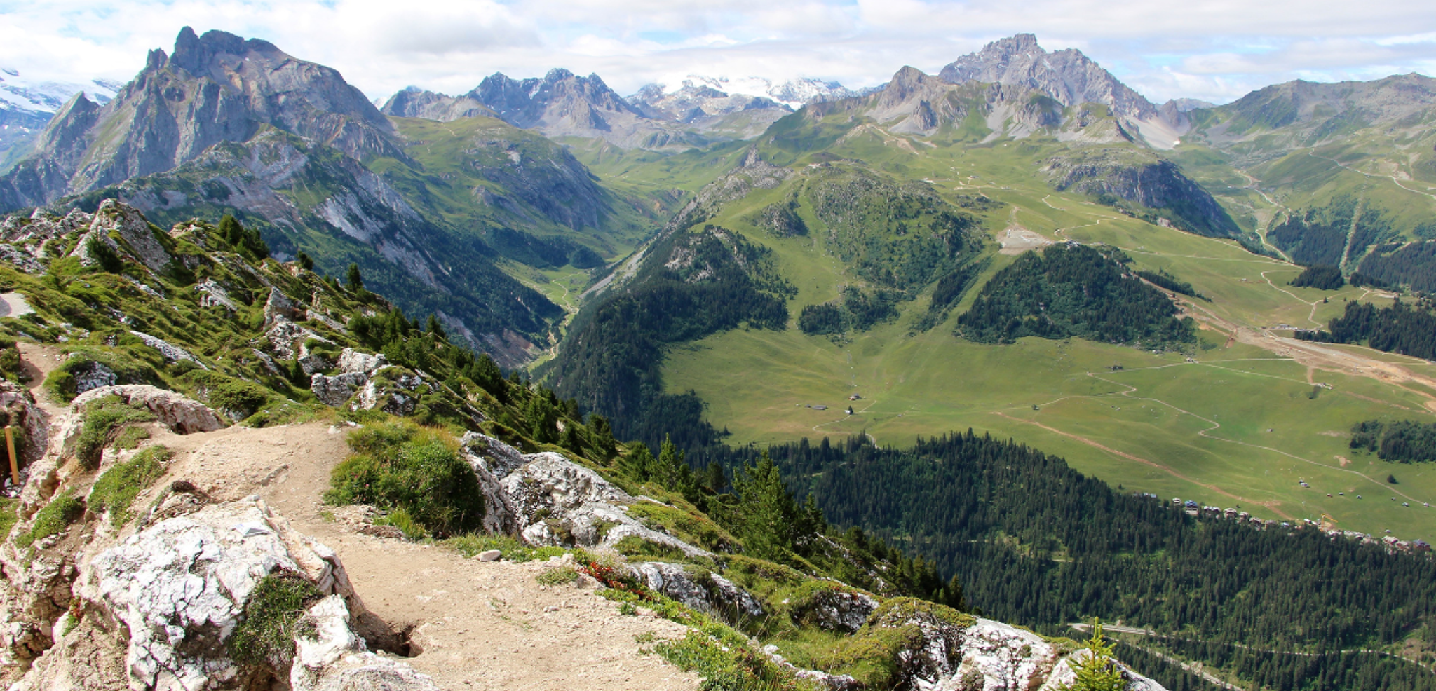 Le panorama depuis la Dent du Villard - jour 5