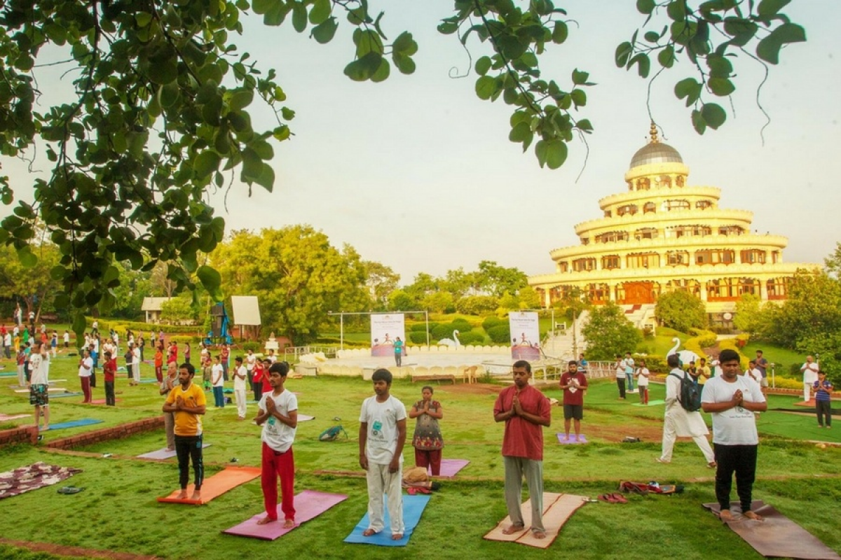 Lors d'un stage de 4 jours "l'Art du Bonheur"