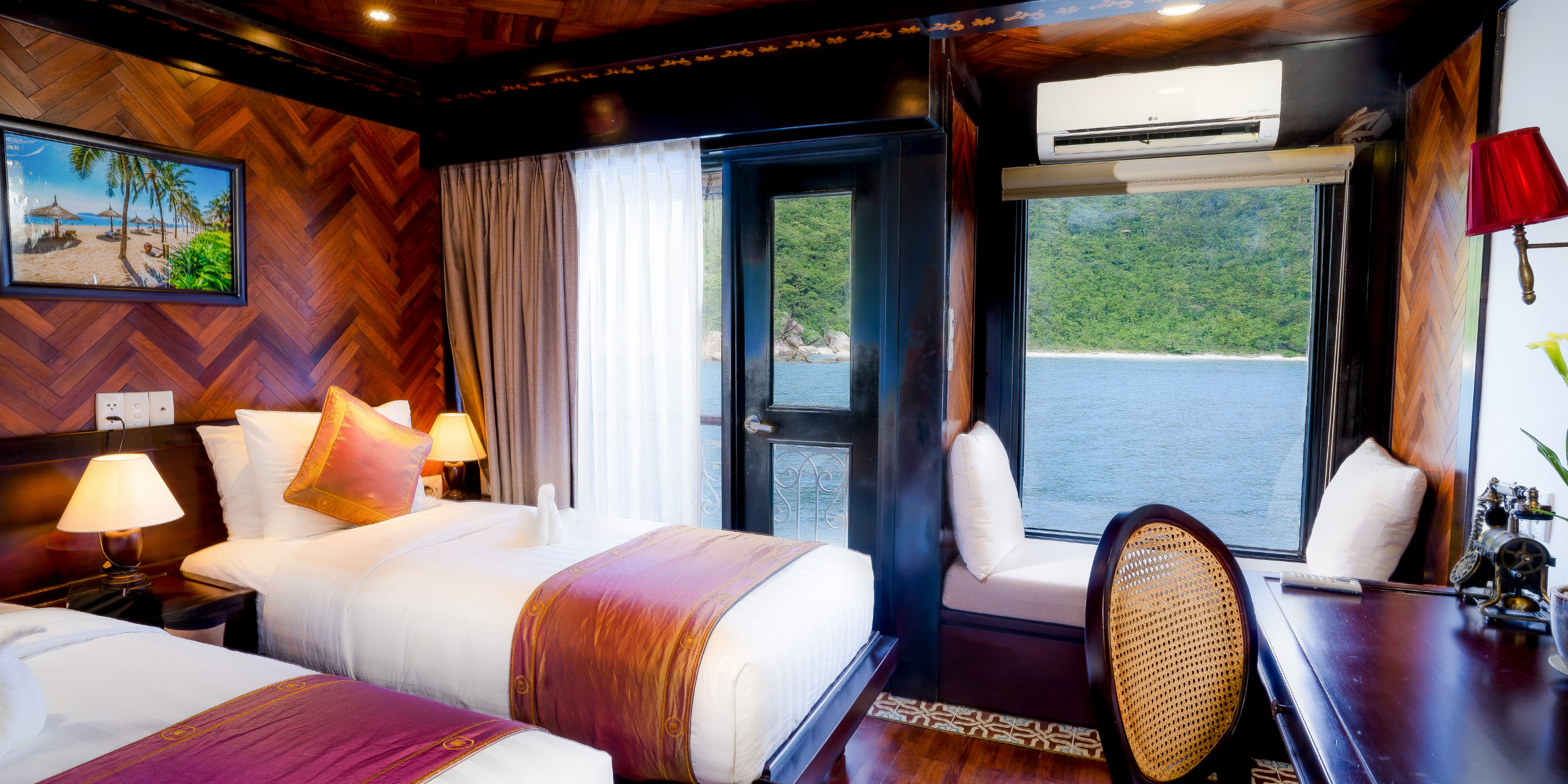 Cabine twin deluxe balcon