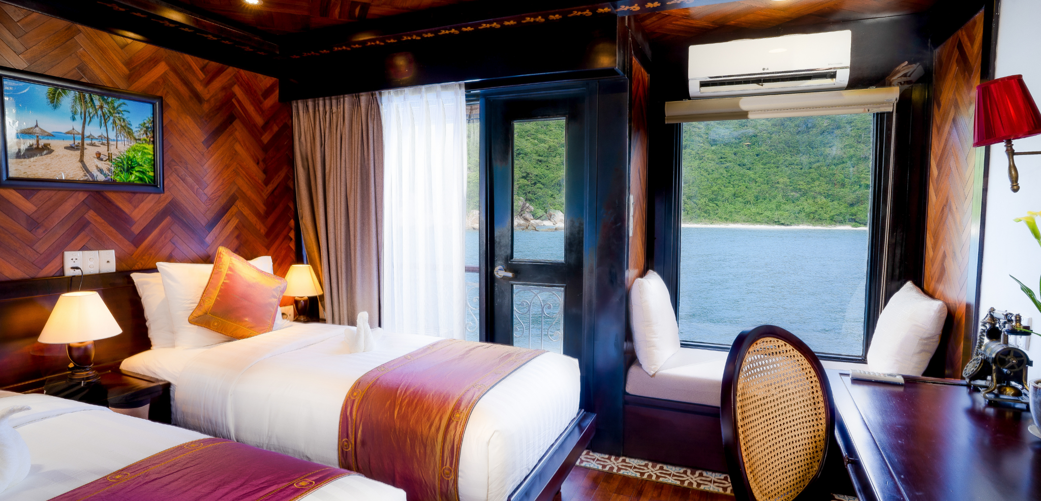 Cabine twin deluxe balcon