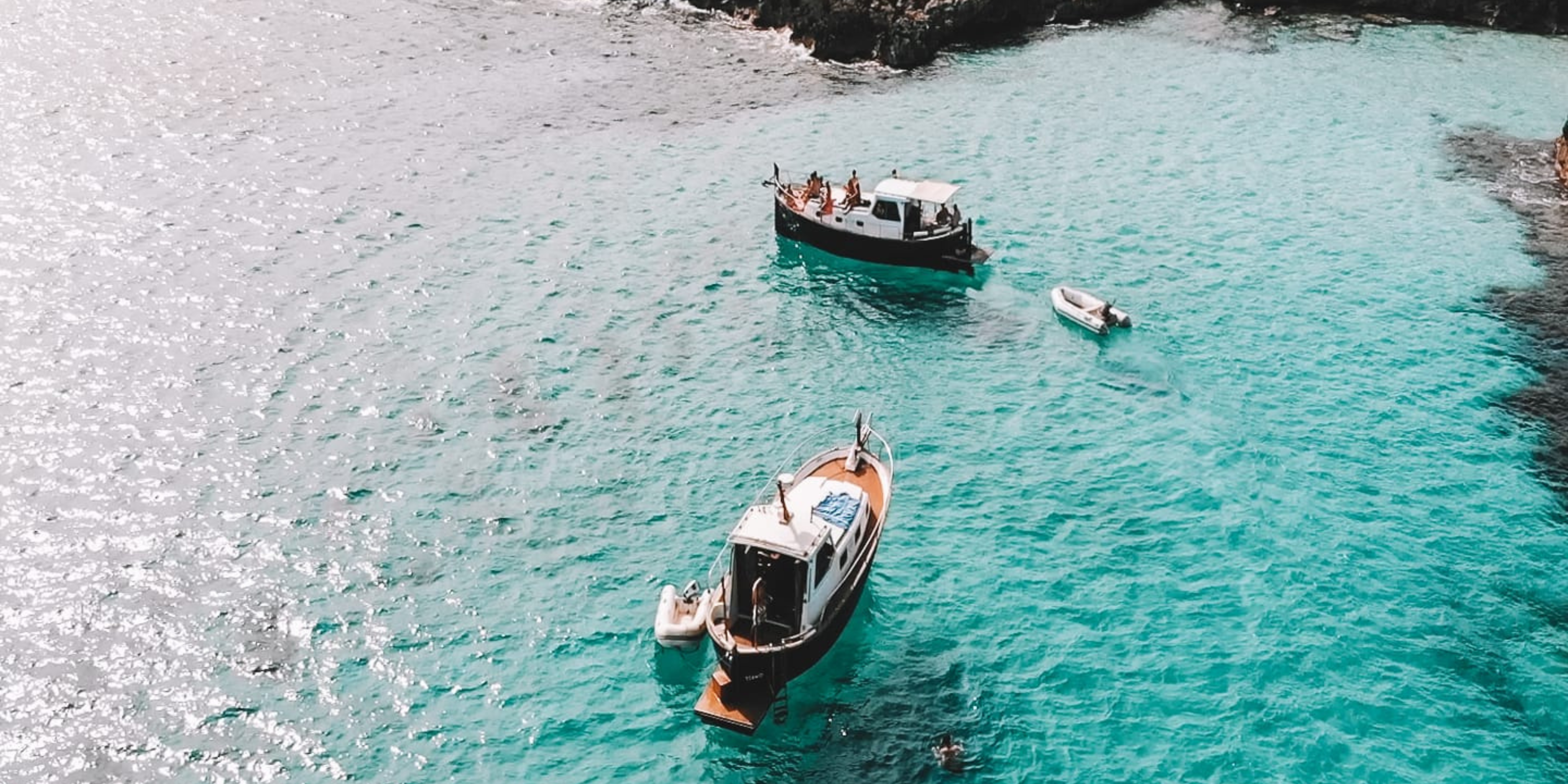 Une sortie en bateau traditionnel à travers les calas du sud de Minorque - jour 2 