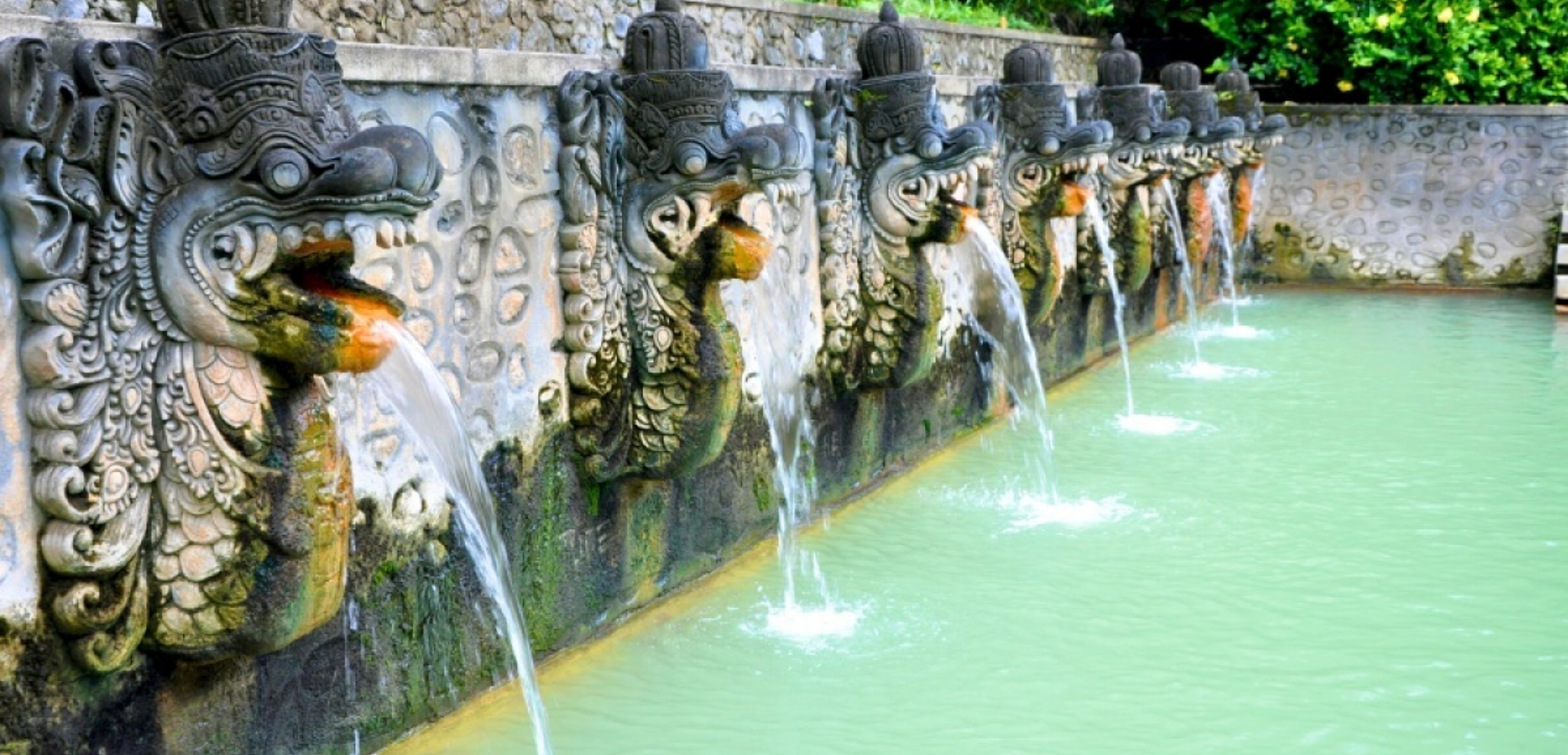 Les sources d'eau chaude de Banjar