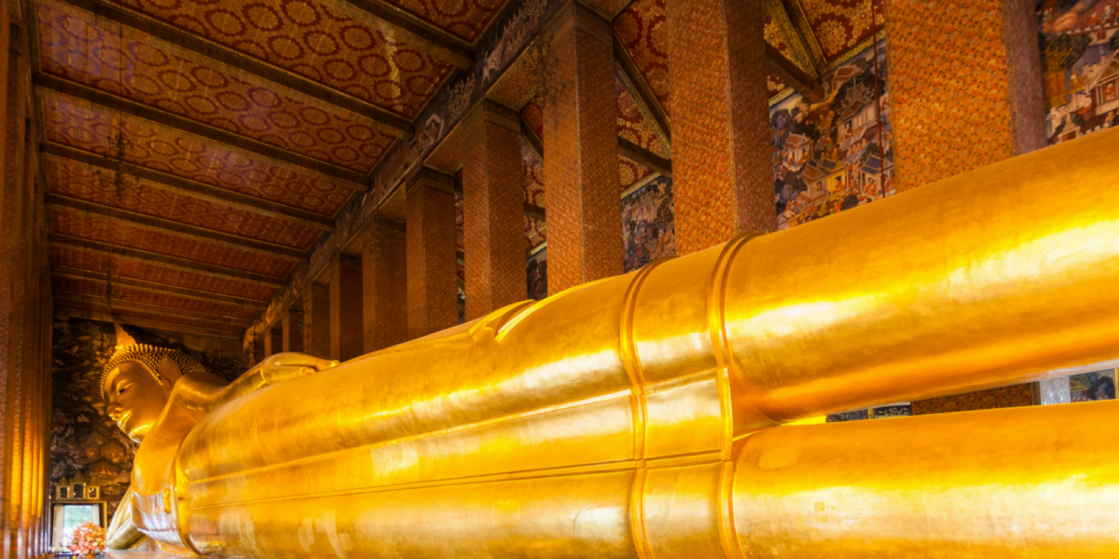 Le célèbre bouddha couché