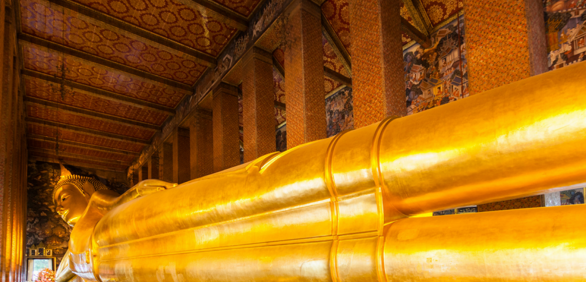 Le célèbre bouddha couché