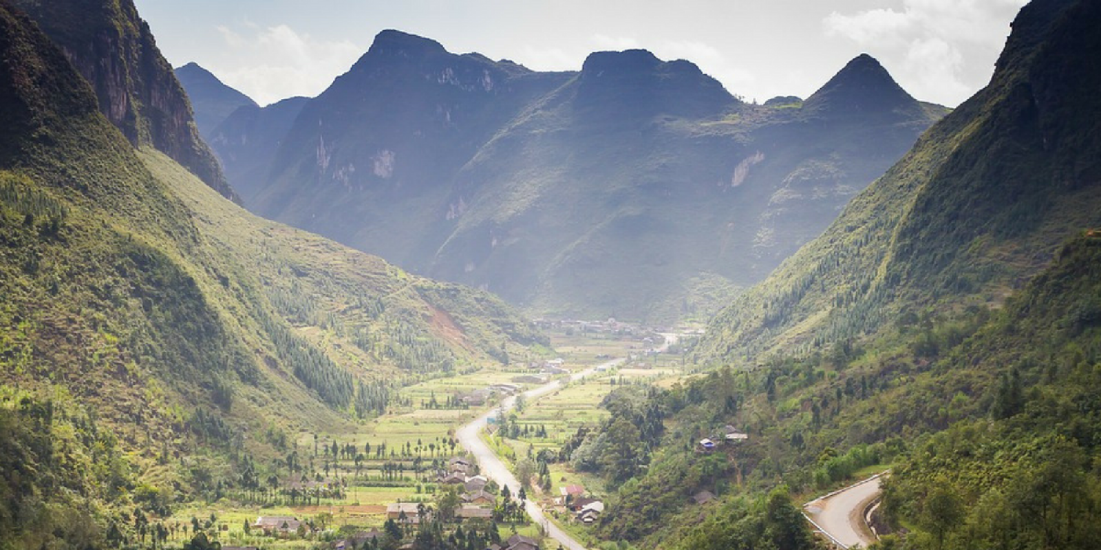 Des vallées verdoyantes