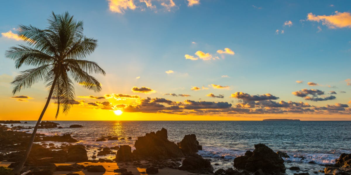 Coucher de soleil à Tamarindo