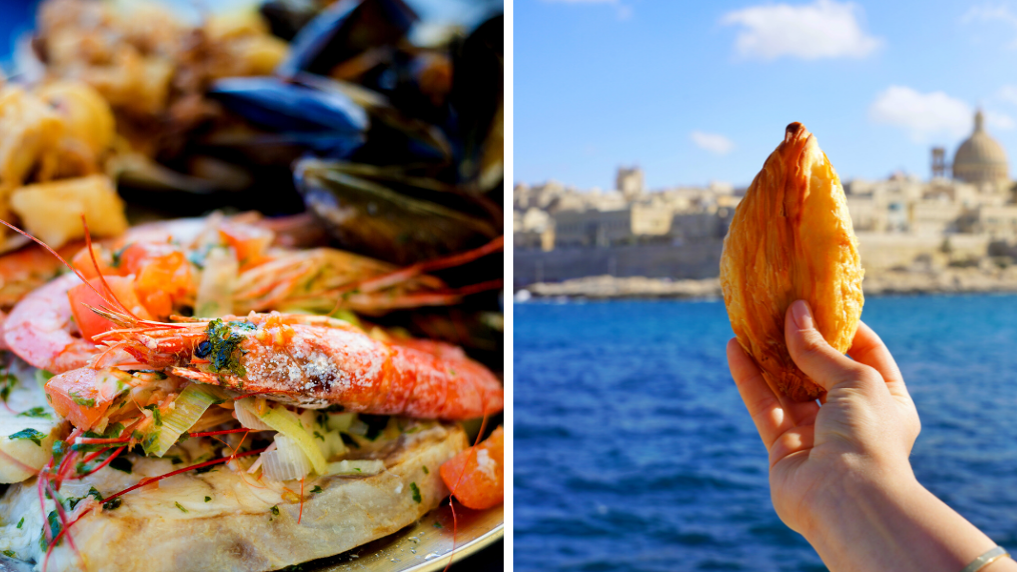 Et goûtez aux spécialités locales : Pastizzi, une pâtisserie traditionnelle salée de Malte