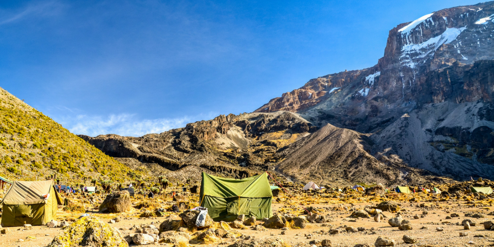 Installation du campement