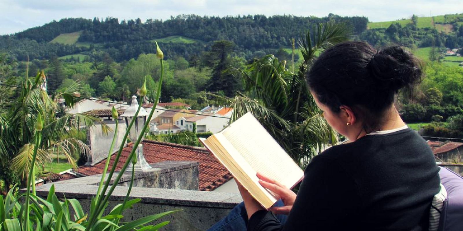 Une belle vue sur la vallée de Furnas
