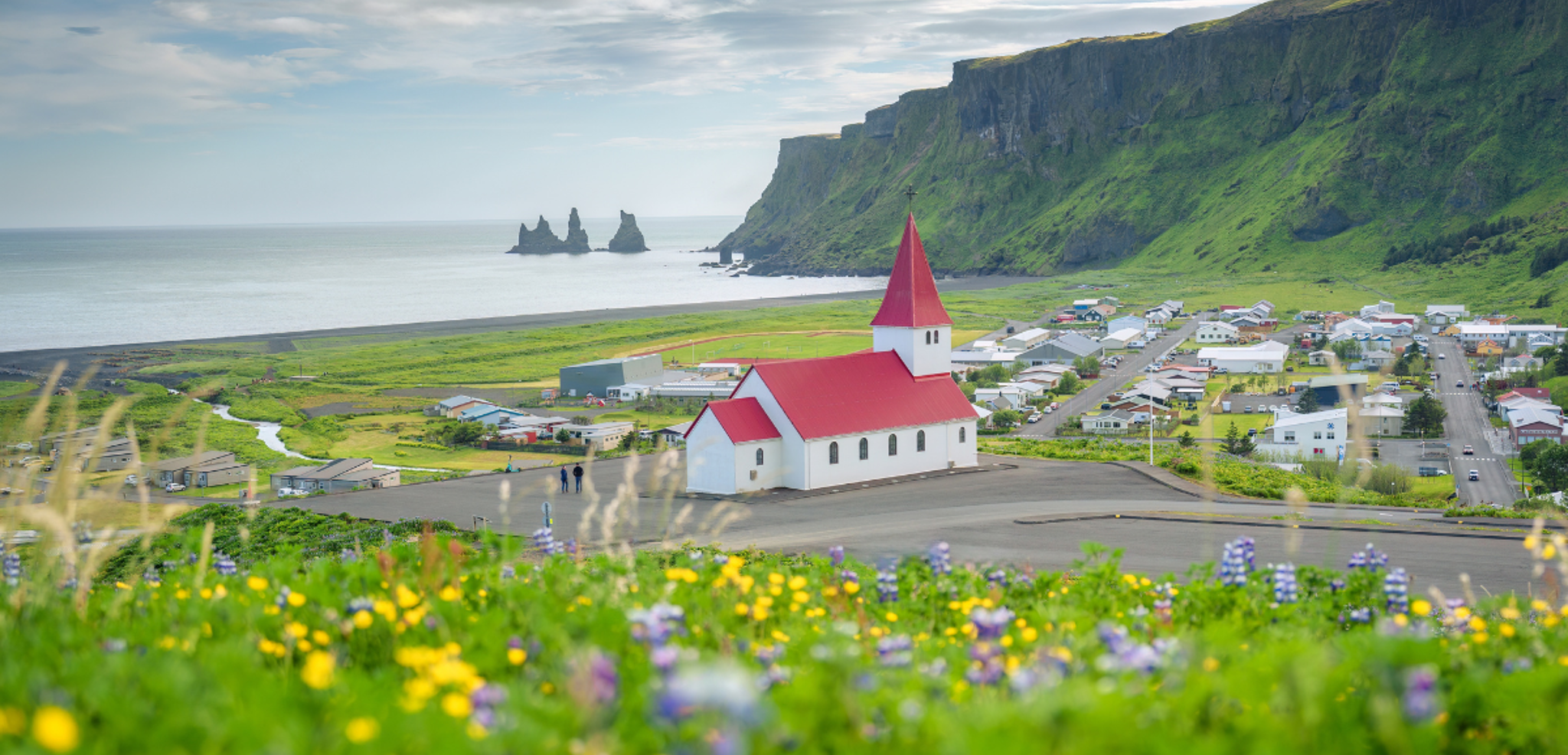 Le petit village de Vík (en été) - jour 4