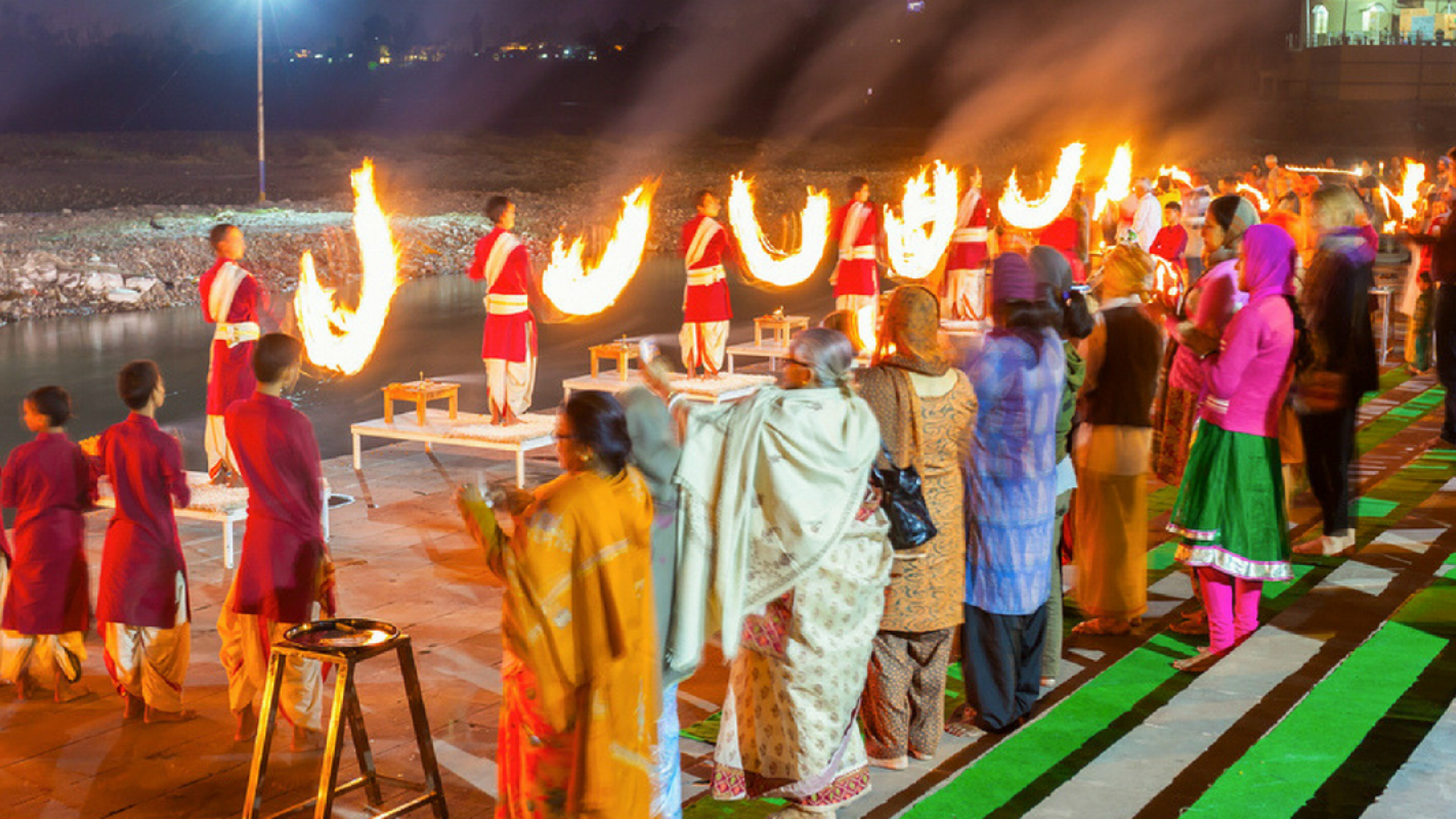 Ganga Aarti ceremony, Rishikesh