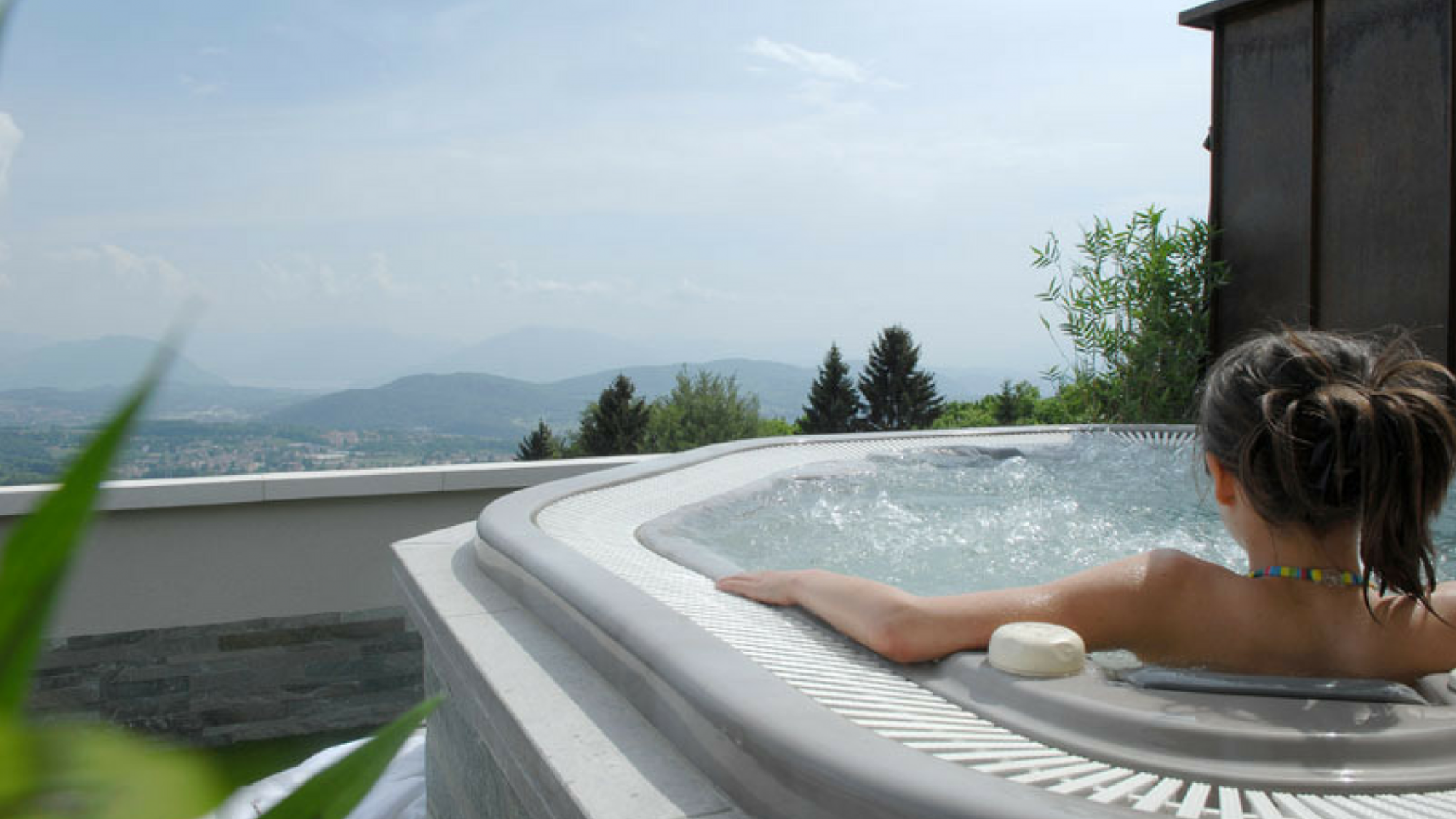 Après l'effort, le réconfort ! Un petit jaccuzi avant de dîner ?