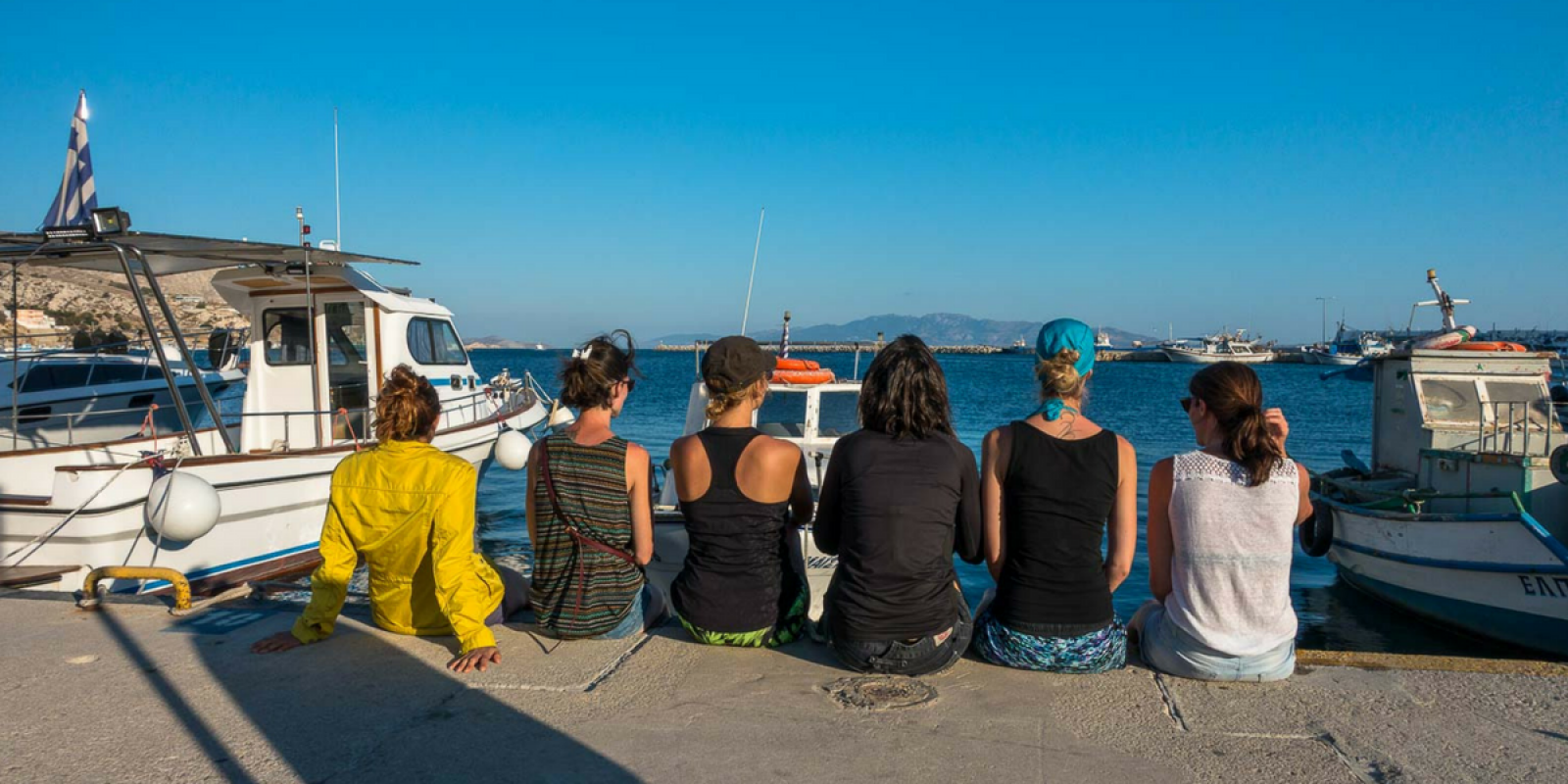 Un moment de calme entre copines ! 