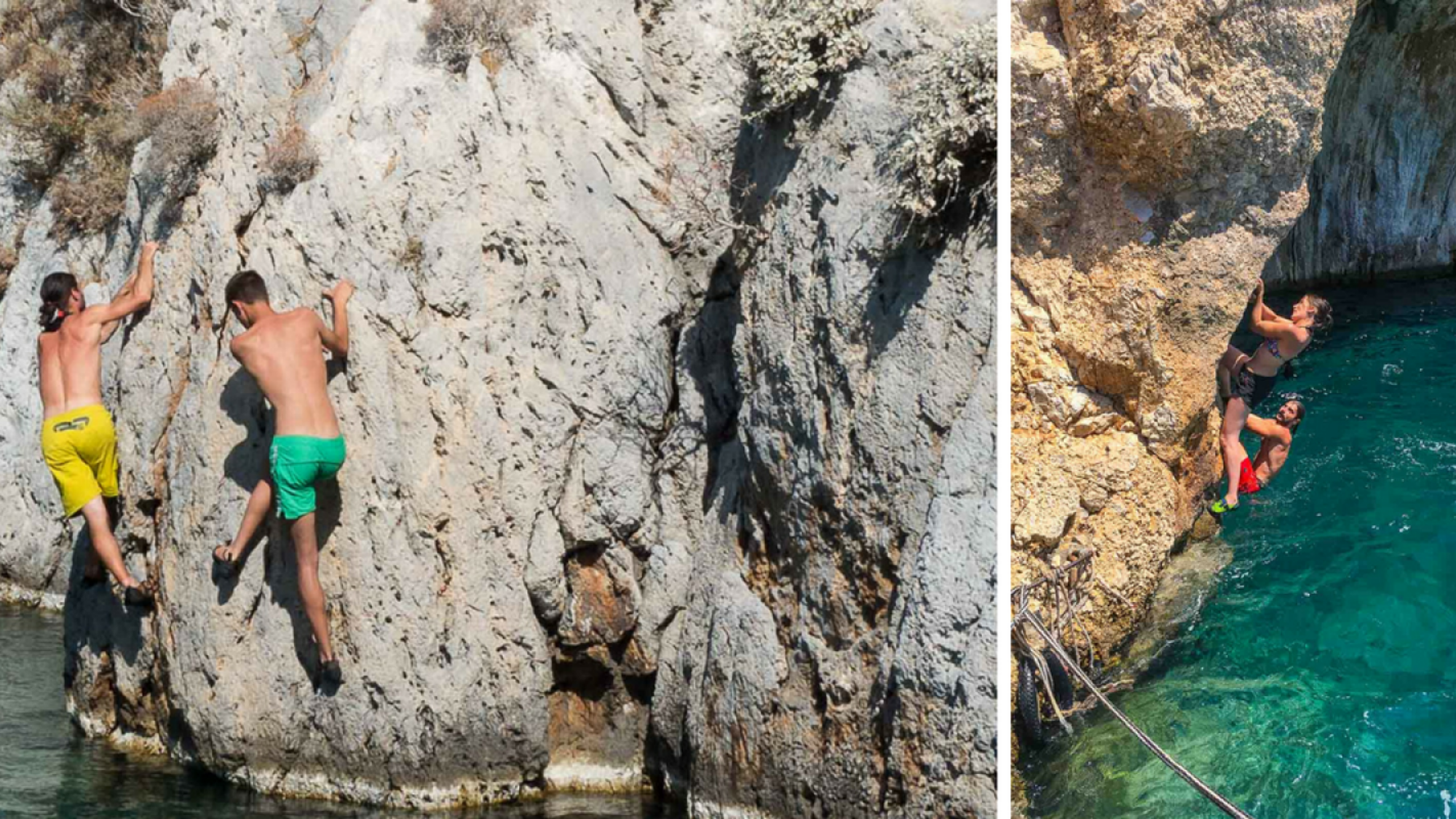 Un peu d'escalade sans danger !