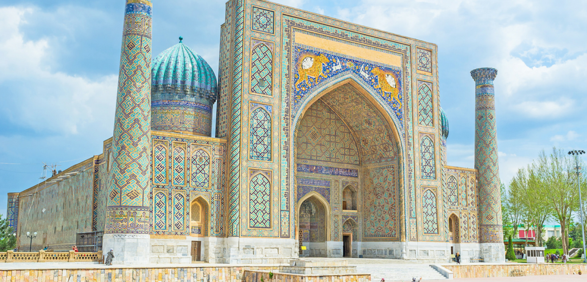 et de découvrir l'architecture ouzbèque typique