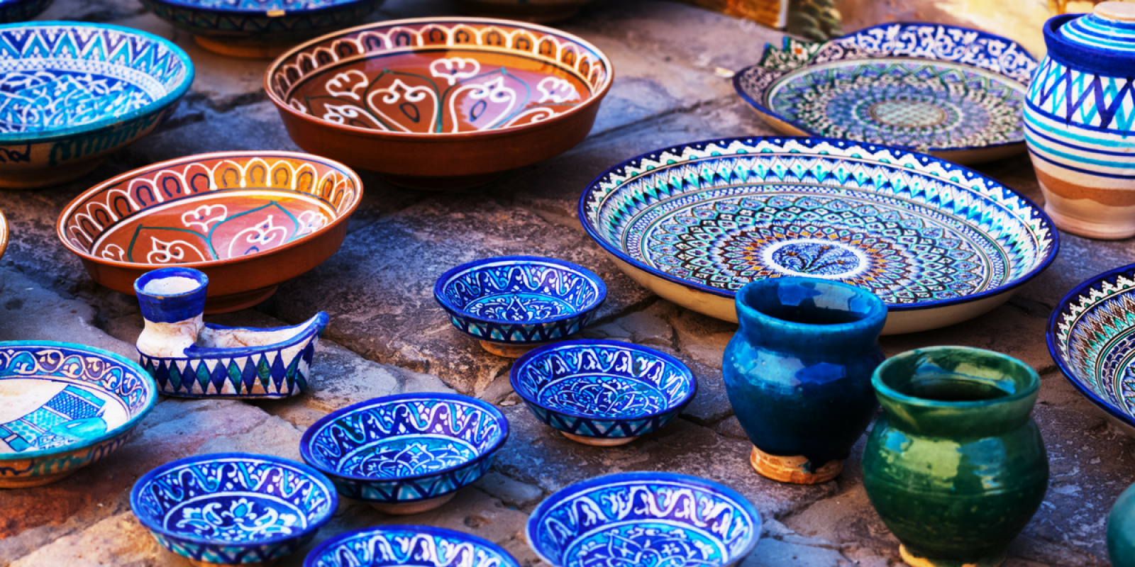 Des poteries traditionnelles 