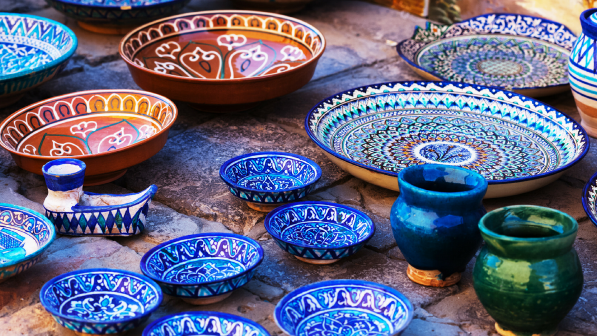 Des poteries traditionnelles