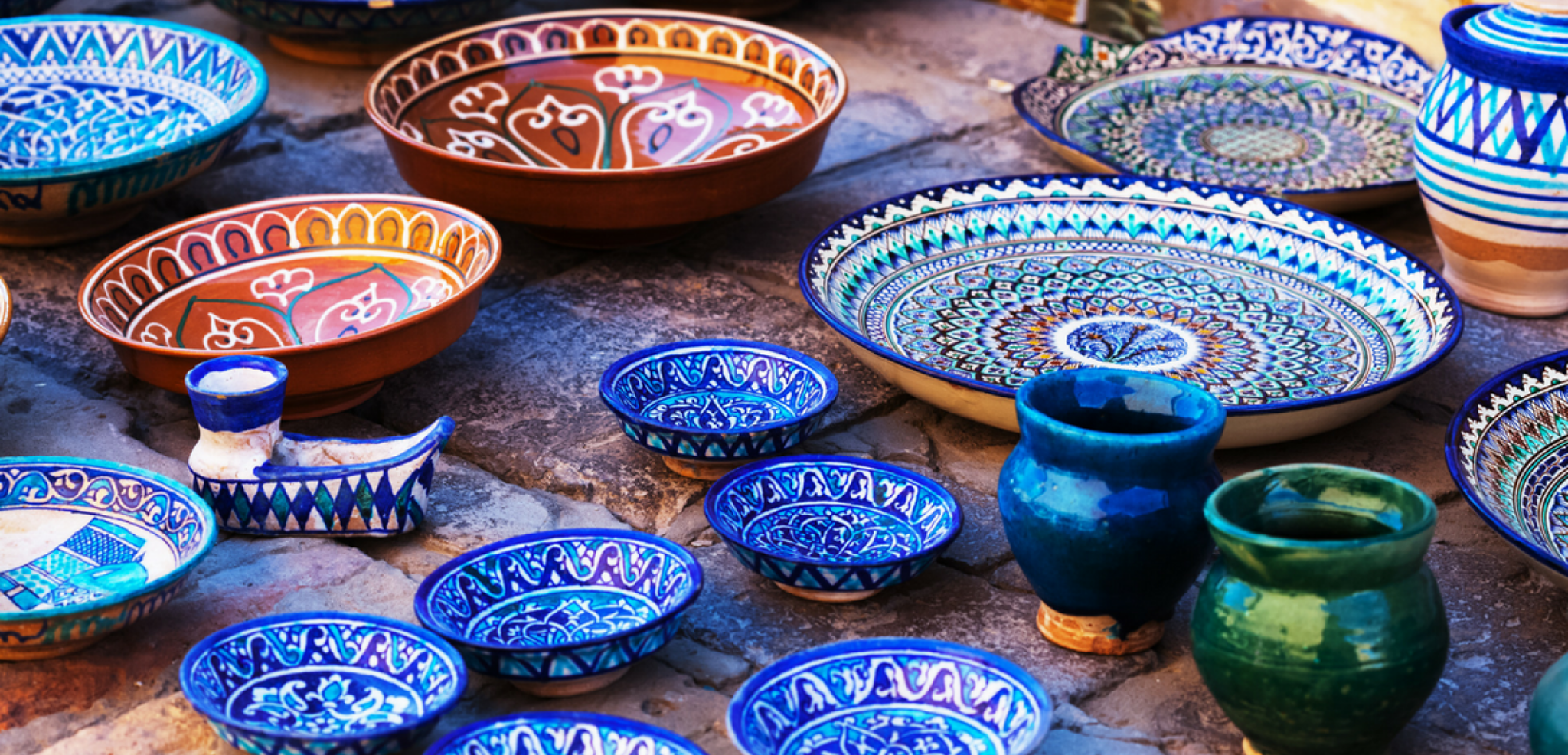 Des poteries traditionnelles