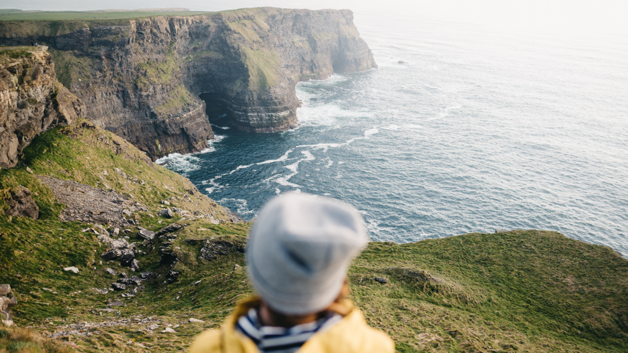 Face aux falaises de Moher