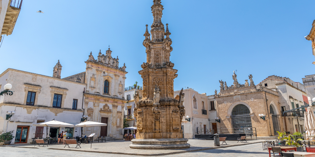 Une balade sur la fameuse Piazza Salandra à Nardò - jour 6 