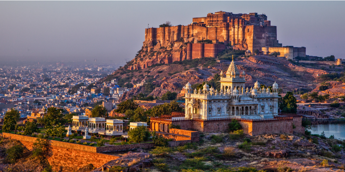 La vue sur le fort de Mehrangarh à Jodhpur - jour 6 
