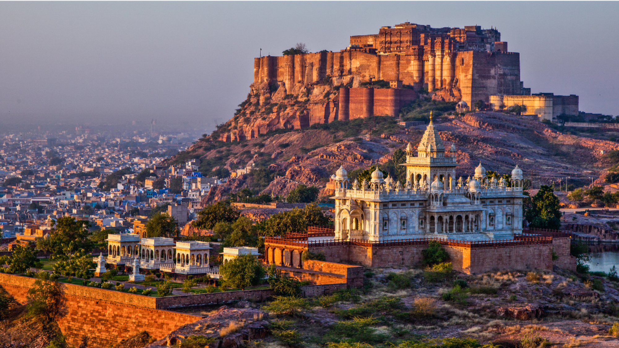 La vue sur le fort de Mehrangarh à Jodhpur - jour 6