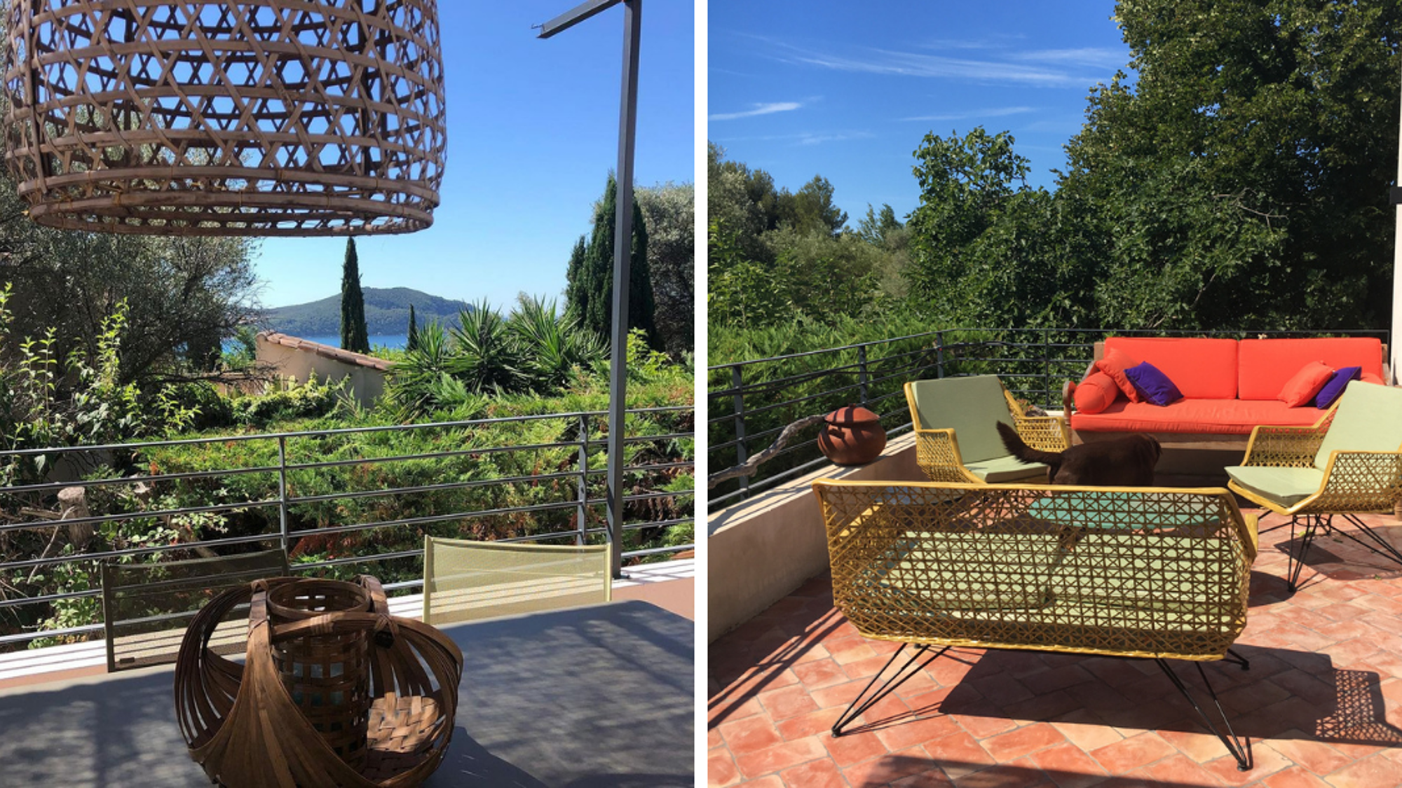Pause détente sur la terrasse