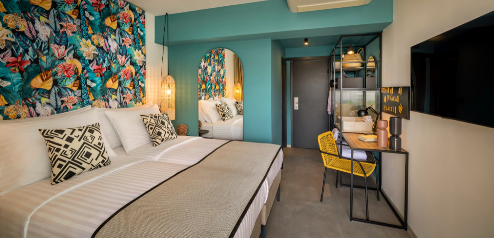 Des chambres confortables à la décoration soignée