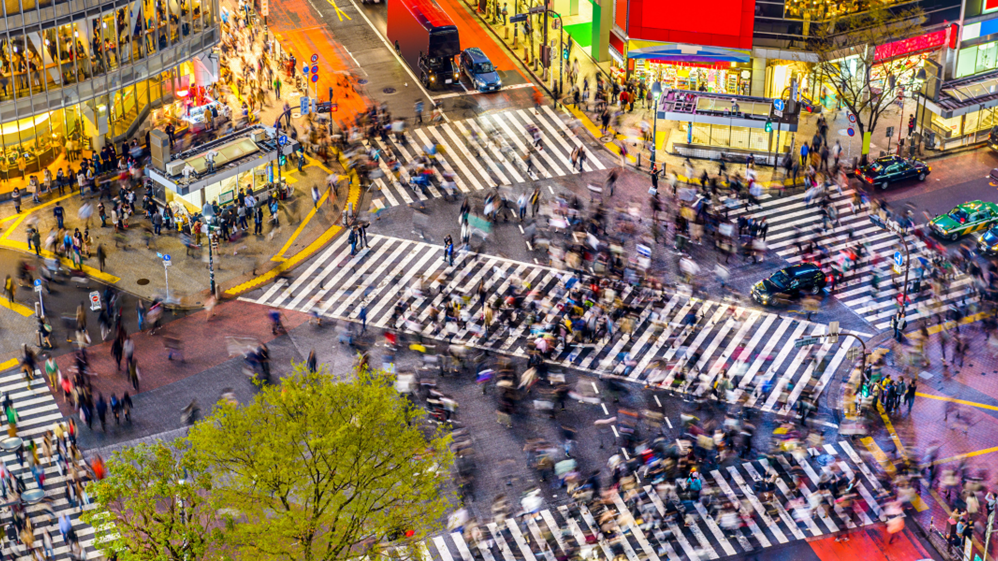 Tokyo, le célèbre carrefour de Shibuya