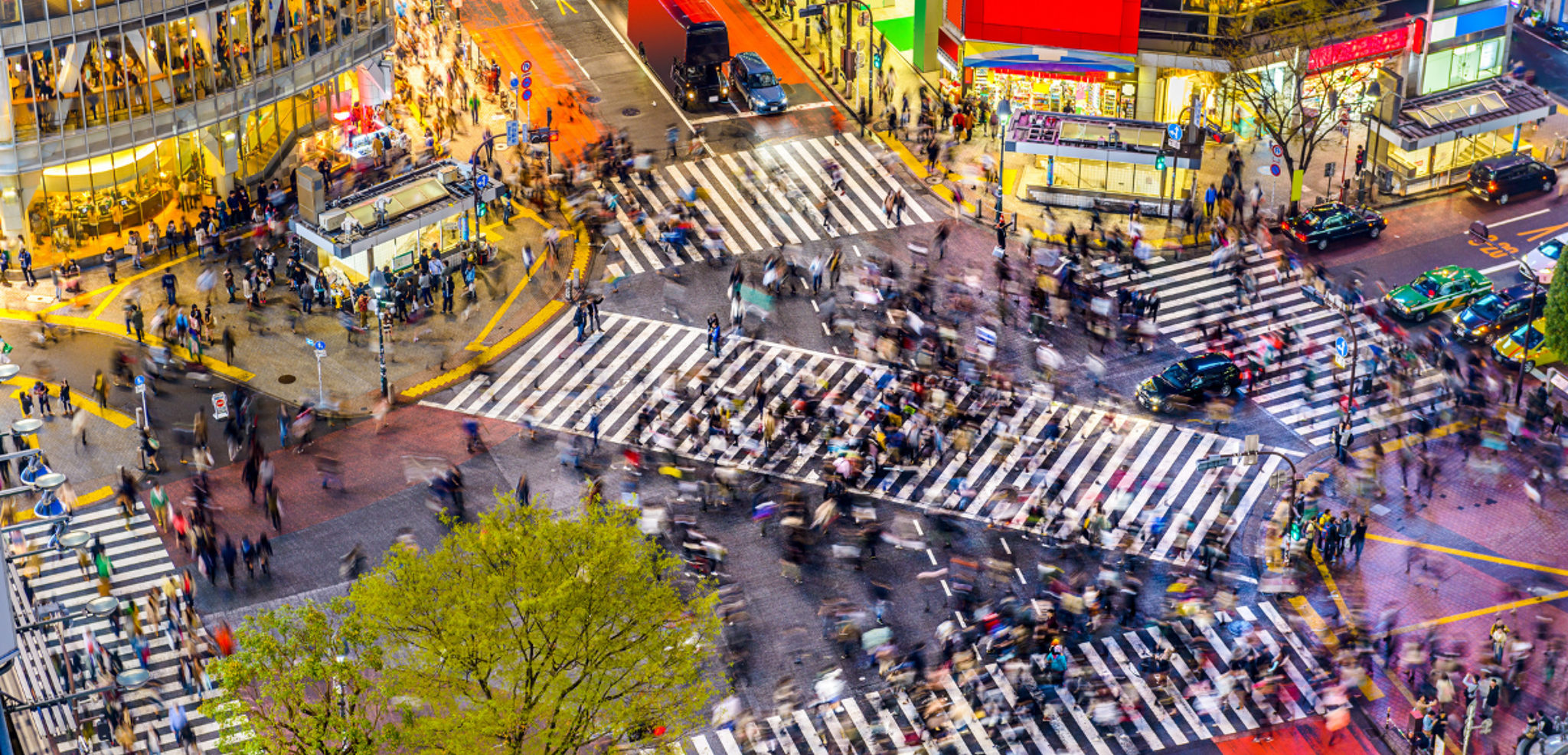 Tokyo, le célèbre carrefour de Shibuya