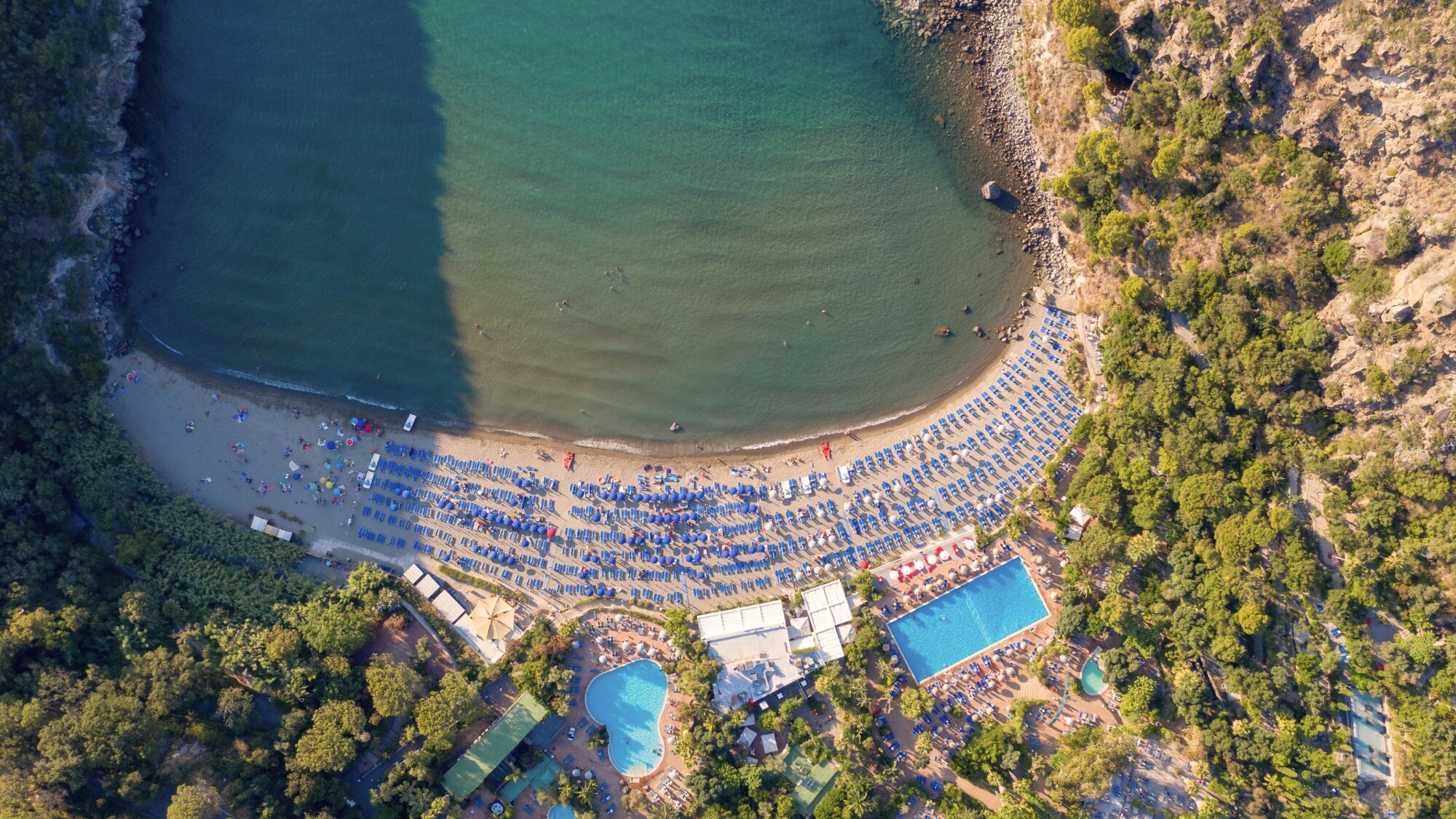 Parc thermal de Negombo, Île d'Ischia, Italie