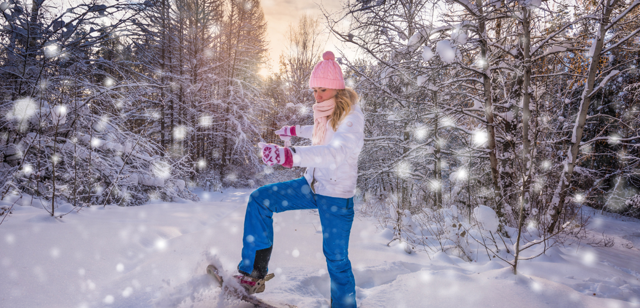 Balade en raquettes pour découvrir les environs en douceur