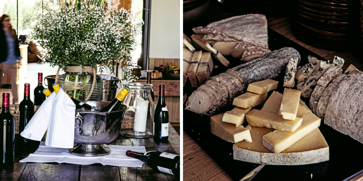 Avec dégustation de vins et de fromages !