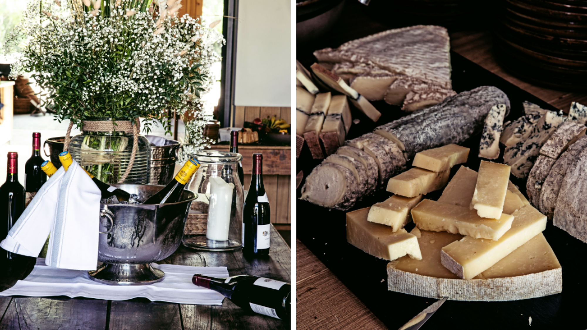 Avec dégustation de vins et de fromages !