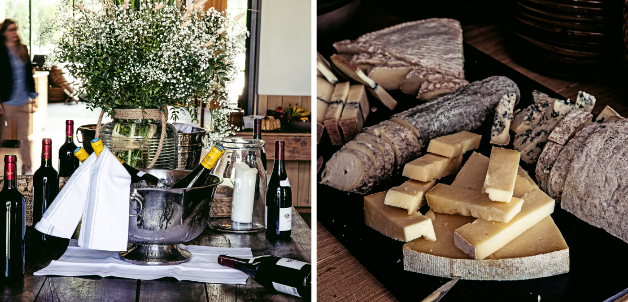 Avec dégustation de vins et de fromages !