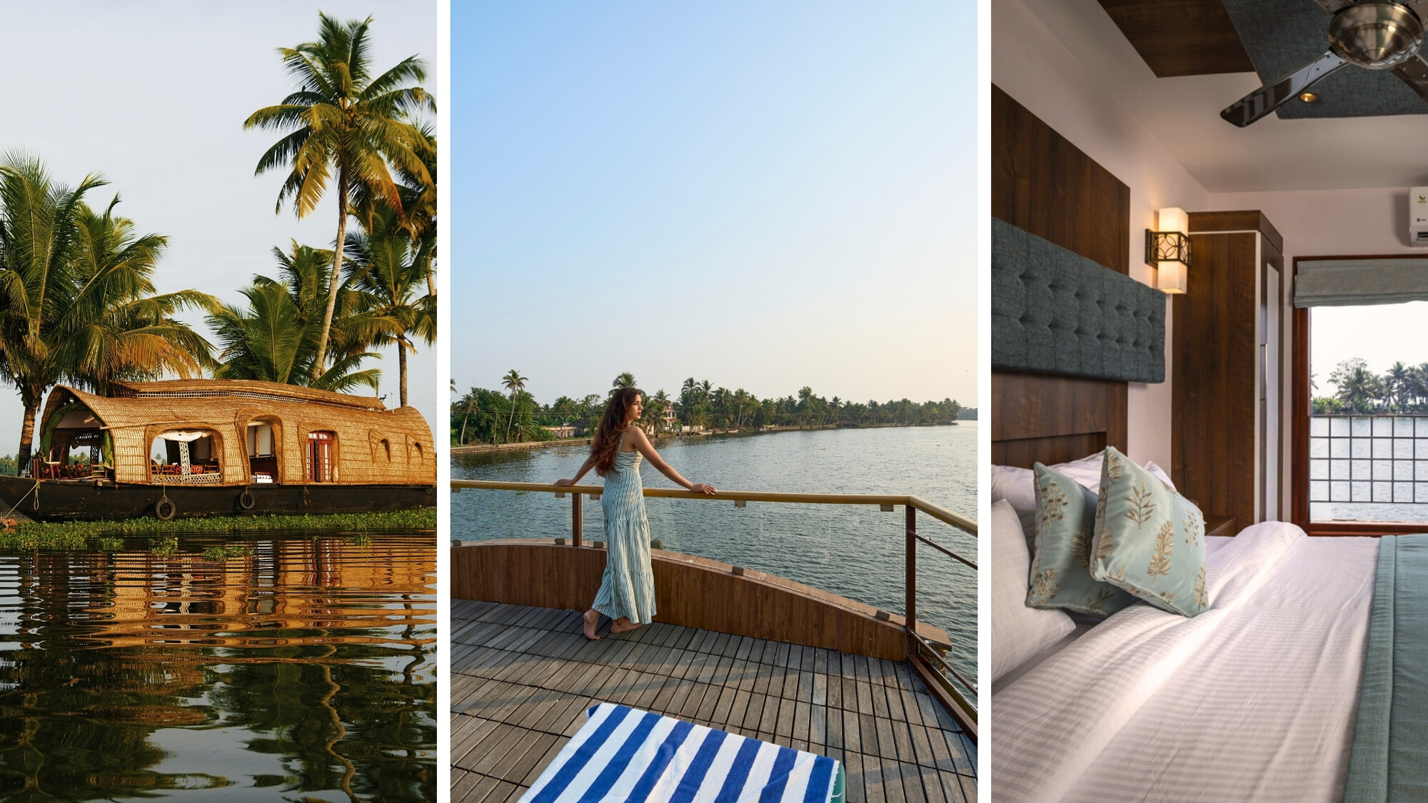 Votre hébergement flottant à Alleppey (ou similaire), Kerala, Inde