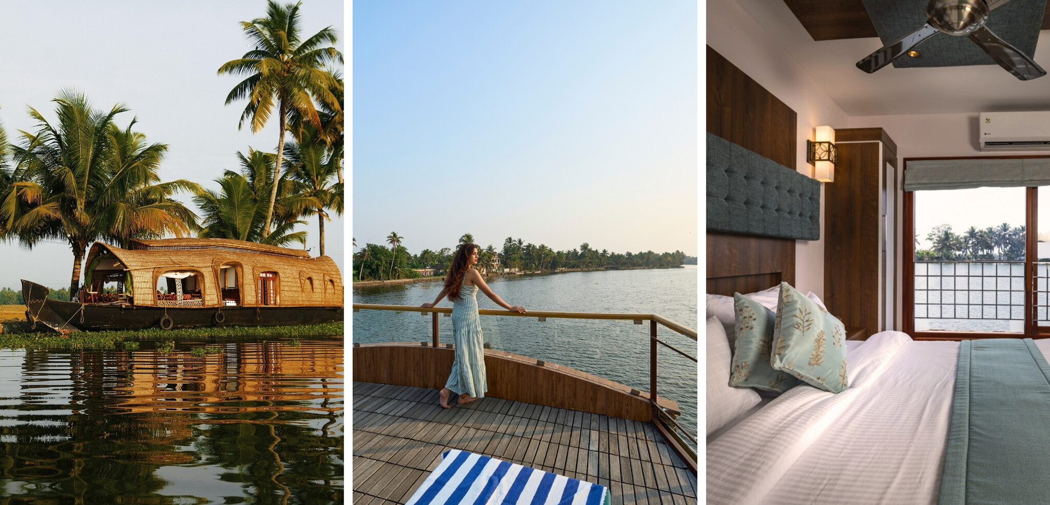 Votre hébergement flottant à Alleppey (ou similaire), Kerala, Inde