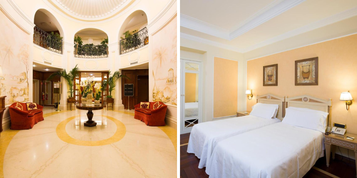 L'hôtel Palazzo Alabardieri, Naples (ou équivalent) 